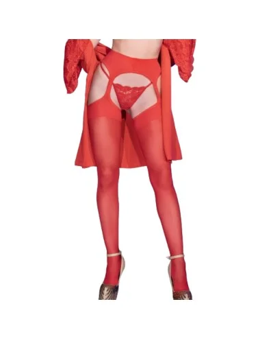 CHILIROSE - CR 4312 BAS Jarretière ROUGE S/M