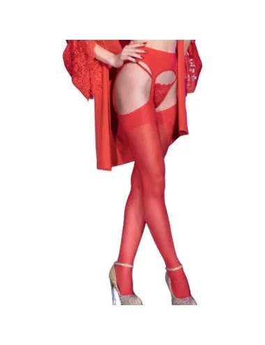 CHILIROSE - CR 4312 BAS Jarretière ROUGE S/M