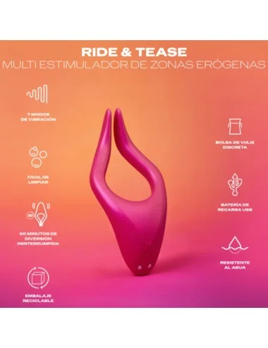 DUREX - JOUET MULTI-STIMULATEUR RIDE & TEASE