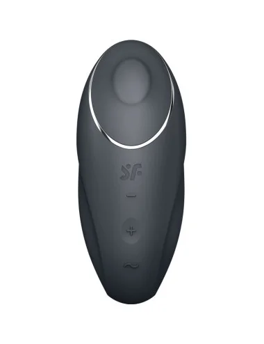 SATISFYER - TAP & CLIMAX 1 VIBRATEUR LAY-ON NOIR