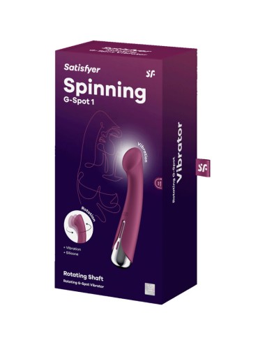 SATISFYER - SPINNING G-SPORT 1 VIBRATEUR ROTATOR ROUGE