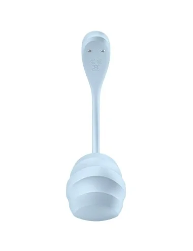 SATISFYER - APPLICATION GRATUITE STIMULATEUR DE POINT G PÉTALE LISSE BLEU CIEL