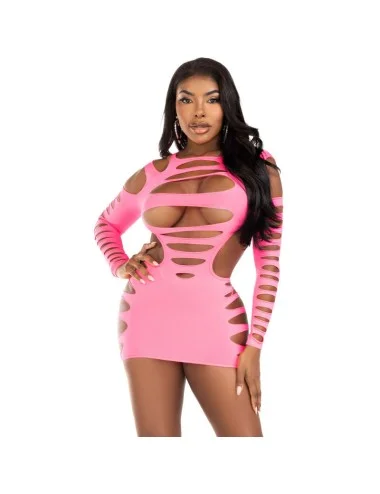 LEG AVENUE - ROBE OUVERTURE FUCHSIA