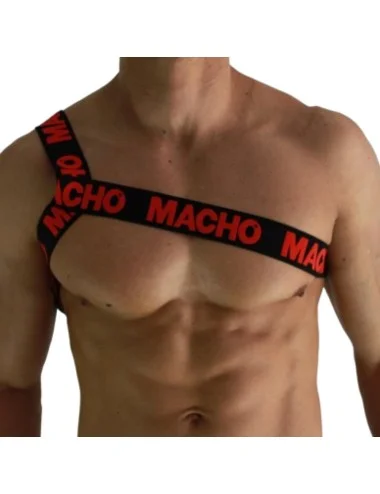 MACHO - HARNAIS ROMAIN ROUGE S/M