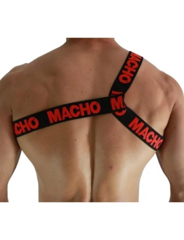 MACHO - HARNAIS ROMAIN ROUGE S/M