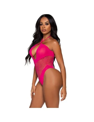 LEG AVENUE - BODY DÉCOLLETÉ OUVERT ET CROISÉ FUCHSIA