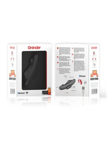 ONINDER - VIBRATEUR RECHARGEABLE MANILA PANTY 9 VITESSES 9,6 CM X 2,6 CM - APPLICATION GRATUITE