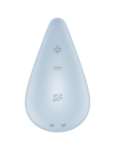 SATISFYER - VIBRATEUR DEW DROP LAY-ON BLEU