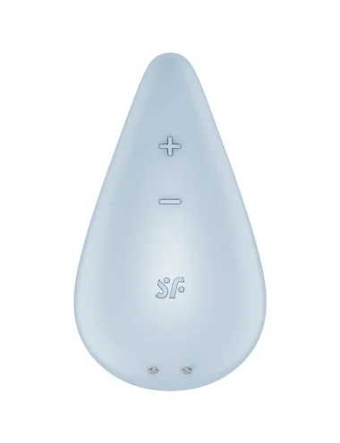 SATISFYER - VIBRATEUR DEW DROP LAY-ON BLEU