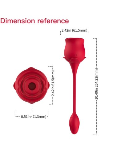 ARMONY - PINK LICKING VIBRANT DE CLIT & VIBRATEUR ROUGE