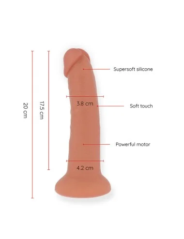 ONINDER - GODE VIBRATEUR BOGOTÁ MOYEN 9 VITESSES NATUREL 22 CM -O- 4