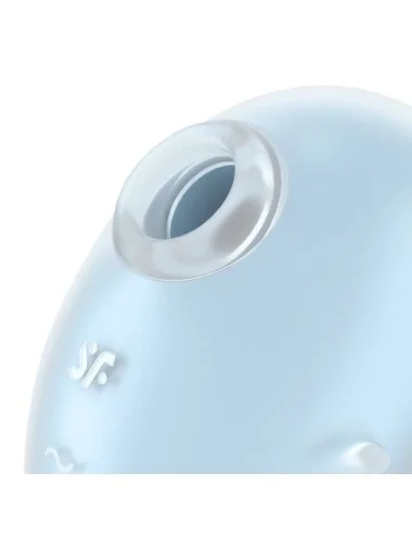 SATISFYER - VIBRATEUR  POSER CUTIE GHOST BLEU CLAIR