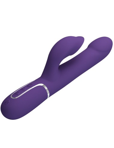 PRETTY LOVE - ZALIN PERLES VIBRATEUR LAPIN 4 EN 1 VIOLET