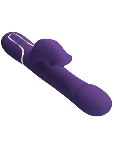 PRETTY LOVE - ZALIN PERLES VIBRATEUR LAPIN 4 EN 1 VIOLET