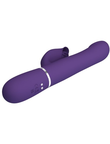 PRETTY LOVE - ZALIN PERLES VIBRATEUR LAPIN 4 EN 1 VIOLET