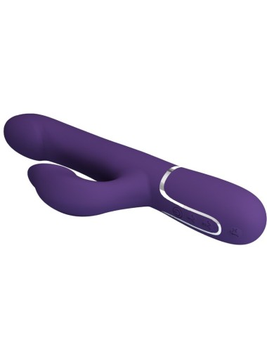 PRETTY LOVE - ZALIN PERLES VIBRATEUR LAPIN 4 EN 1 VIOLET