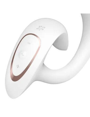 SATISFYER - G FOR GODDESS 1 VIBRATEUR LAPIN BLANC