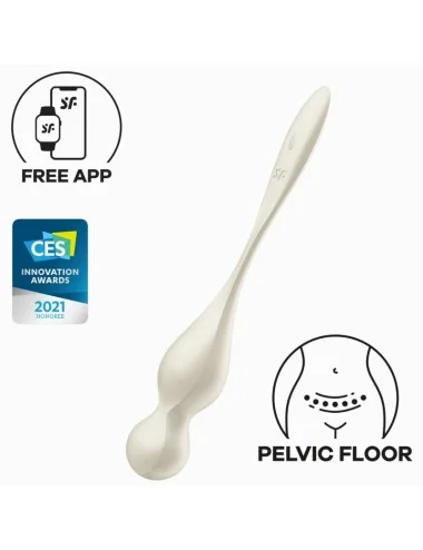 SATISFYER - BALLES VIBRANTES DE KEGEL LOVE BIRDS BLANCHES