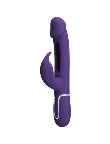 PRETTY LOVE - VIBRATEUR DEJON RABBIT 3 EN 1 MULTIFONCTION VERT AQUA