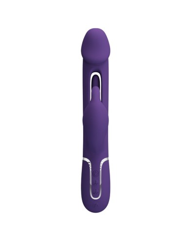 PRETTY LOVE - VIBRATEUR DEJON RABBIT 3 EN 1 MULTIFONCTION VERT AQUA