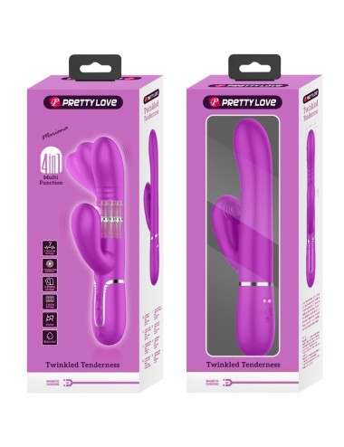 PRETTY LOVE - VIBRATEUR MULTIFONCTION G-SPOT FUCHSIA