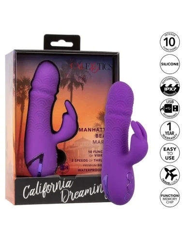 CALEXOTICS - VIBRATEUR MANHATTAN BEACH MARVEL RABBIT VIOLET PAR CALIFORNIA DREAMING