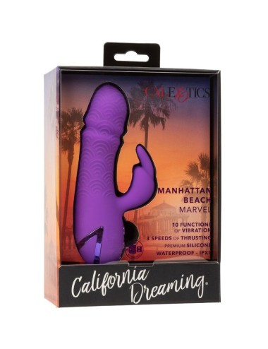 CALEXOTICS - VIBRATEUR MANHATTAN BEACH MARVEL RABBIT VIOLET PAR CALIFORNIA DREAMING