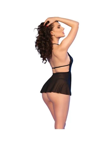CHILIROSE - CR 4720 BABYDOLL & STRING NOIR M