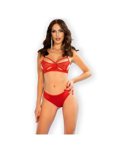 CHILIROSE - CR 4676 ENSEMBLE DEUX PIÈCES ROUGE XL