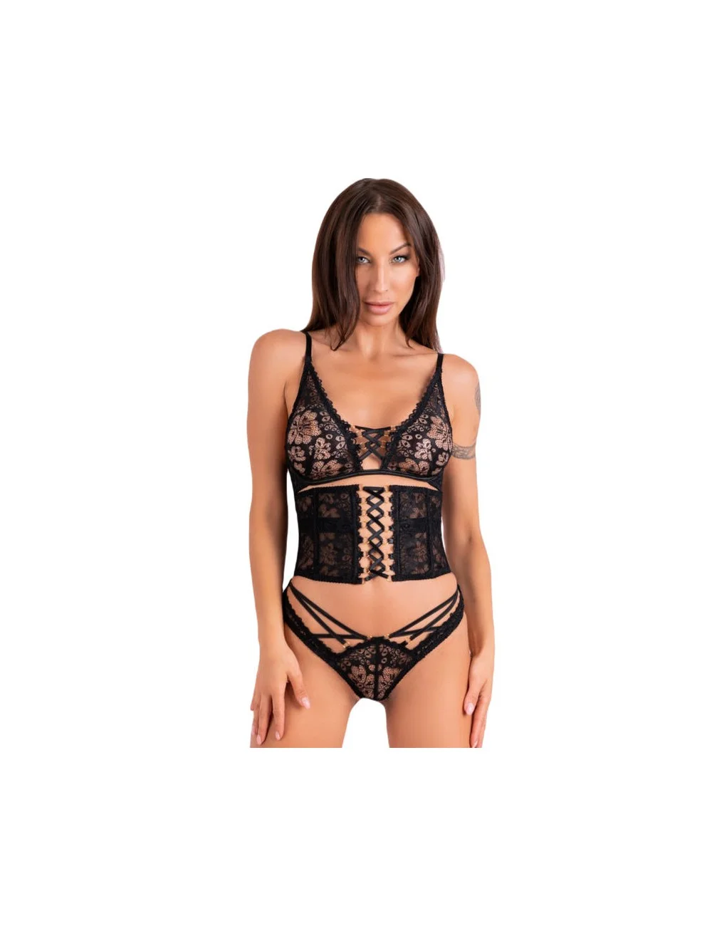 LIVCO CORSETTI FASHION - CINEX ATLANTIN LC 90704 ENSEMBLE TROIS PIÈCES NOIR S/M LIVCO CORSETTI FASHION - CINEX ATLANTIN LC 90704 ENSEMBLE TROIS PIÈCES NOIR S/M