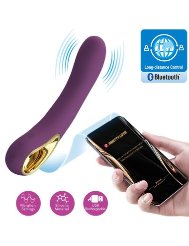 PRETTY LOVE - ETHAN VIBRATEUR RECHARGEABLE VIOLET