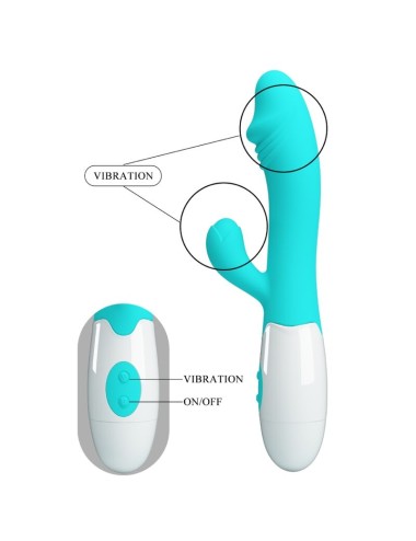 PRETTY LOVE - VIBRATEUR SNAPPY G-SPOT VERT AQUA