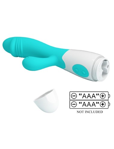 PRETTY LOVE - VIBRATEUR SNAPPY G-SPOT VERT AQUA