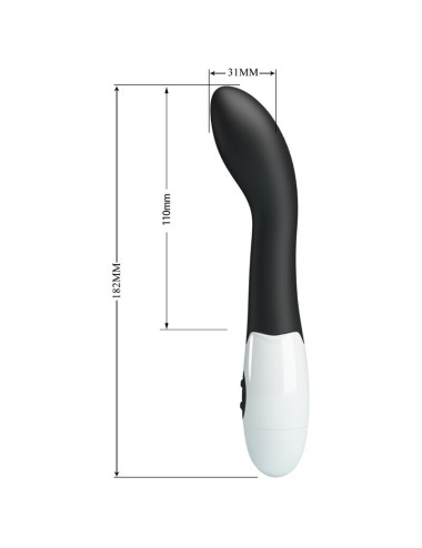 PRETTY LOVE - BISHOP VIBRATEUR POINT G 30 MODES NOIR