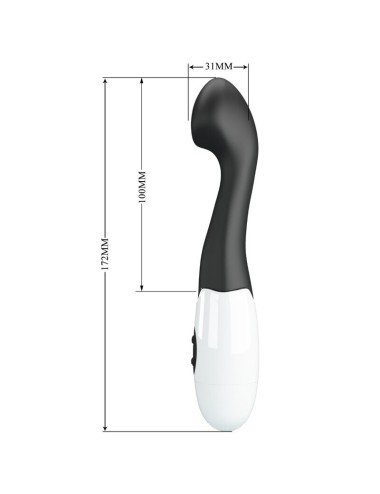 PRETTY LOVE - CHARLES VIBRATEUR POINT G 30 MODES NOIR