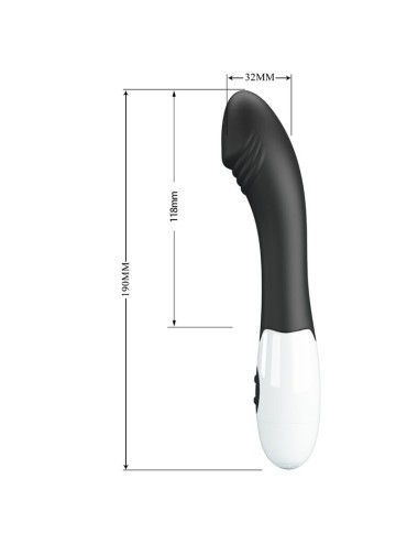 PRETTY LOVE - ELEMENTAL VIBRATEUR POINT G 30 MODES NOIR