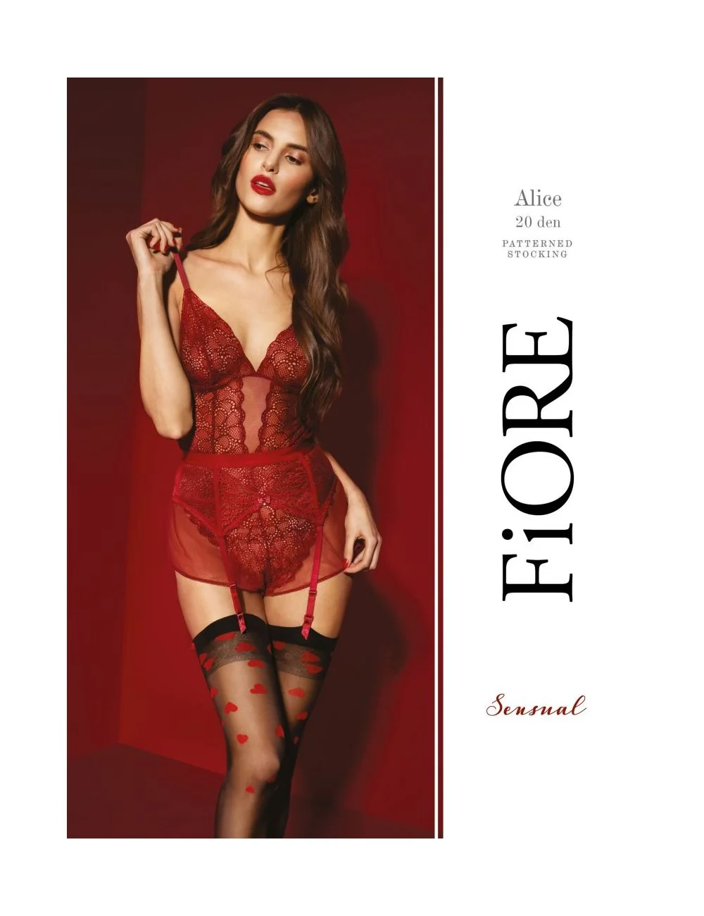 Alice Bas 20 DEN - Noir et Rouge Alice Bas 20 DEN - Noir et Rouge