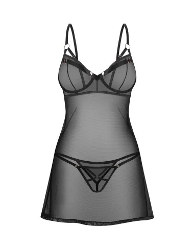 Euridia Nuisette et string - Noirs