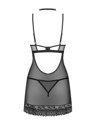 Donarella nuisette et string - Noire NP