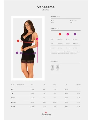 Vanessme Nuisette  string - Noir