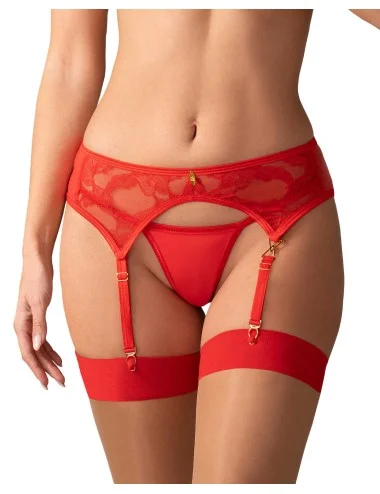 Aliosa porte-jarretelles - Rouge