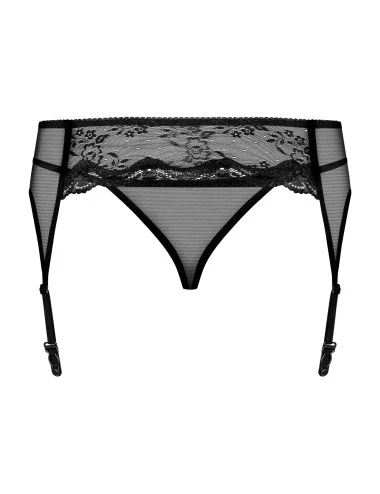 Charms Porte-jarretelles et String - Noir