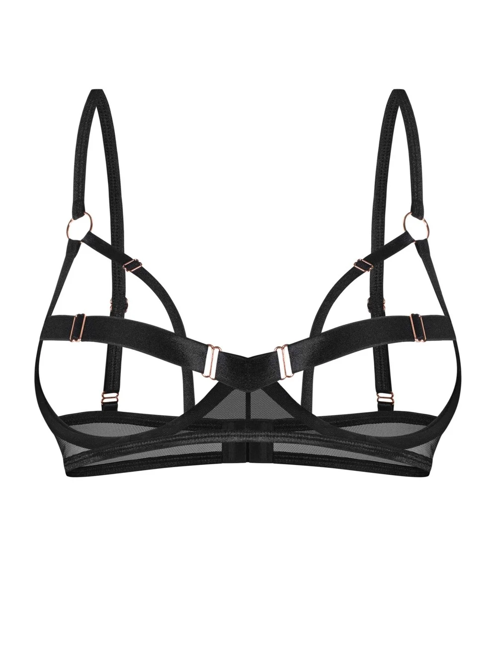 Euridia soutien-gorge ouvert - Noir Euridia soutien-gorge ouvert - Noir