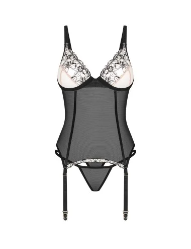 Vila blanes corset et string - Noirs