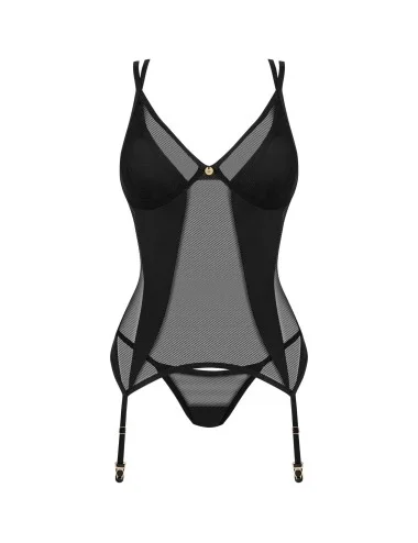 Nesari corset et string - Noir