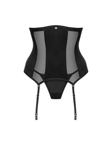 Chic Amoria corset et string - Noir