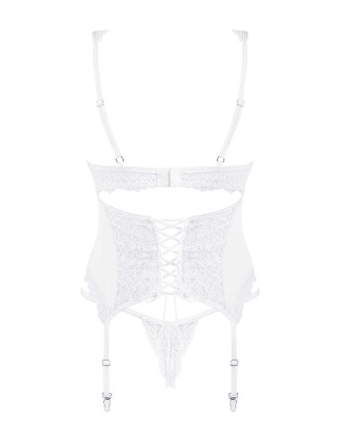Corset et string blanc Amor Blanco
