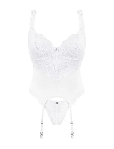 Corset et string blanc Amor Blanco
