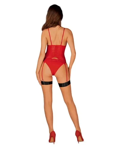Diyosa Corset et culotte - Rouge