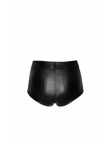 F318 Short wetlook imprimé crocodile sauvage